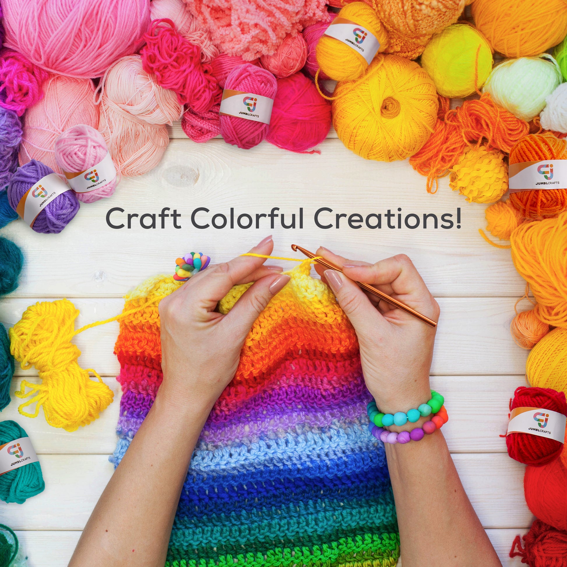 Crochet Yarn kit, 24 Soft Cotton Yarn skeins, 1500+ Yards, for Crochet and  Knitting, Craft DK Yarn, Free Crochet/Amigurumi Patterns, Perfect Starter